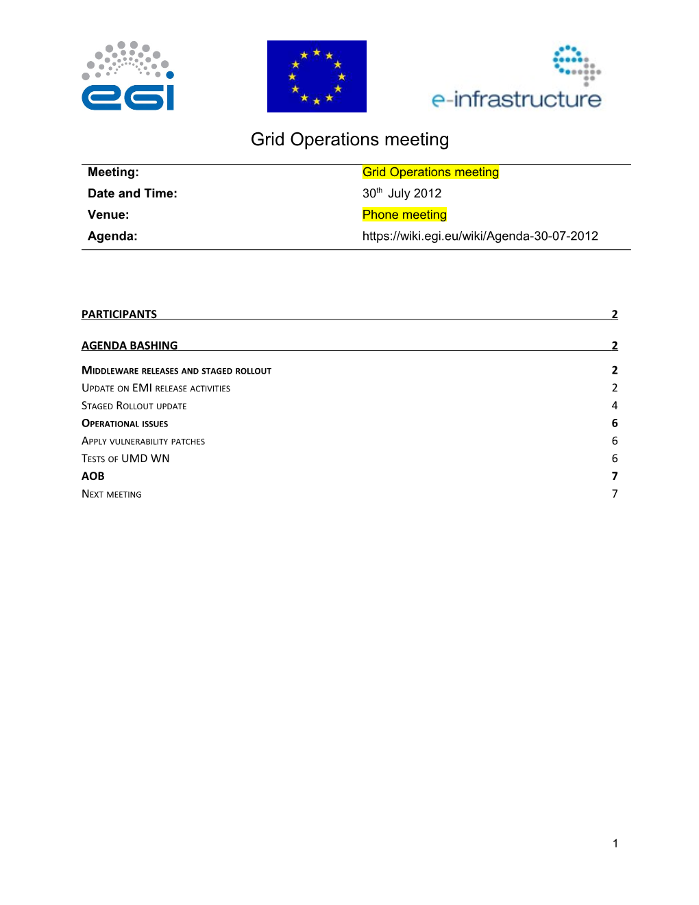 Middleware Releases and Staged Rollout