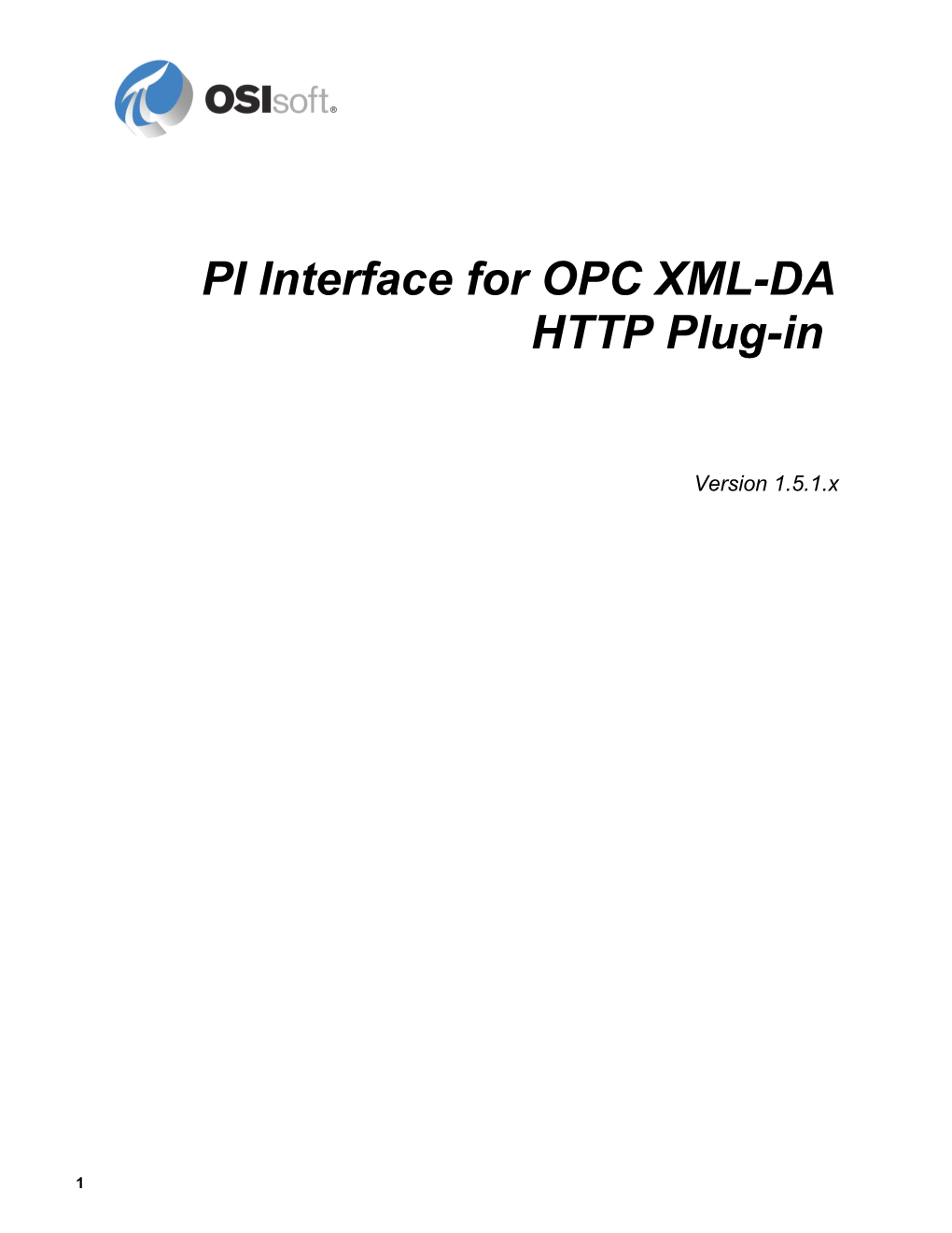 PI Interface for OPC XML-DA HTTP Plug-In