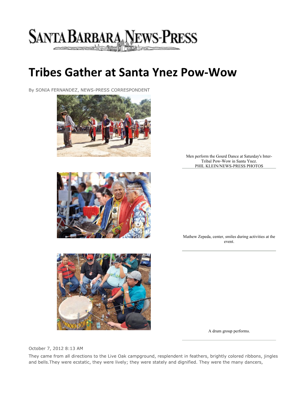 Tribes Gather at Santa Ynezpow-Wow