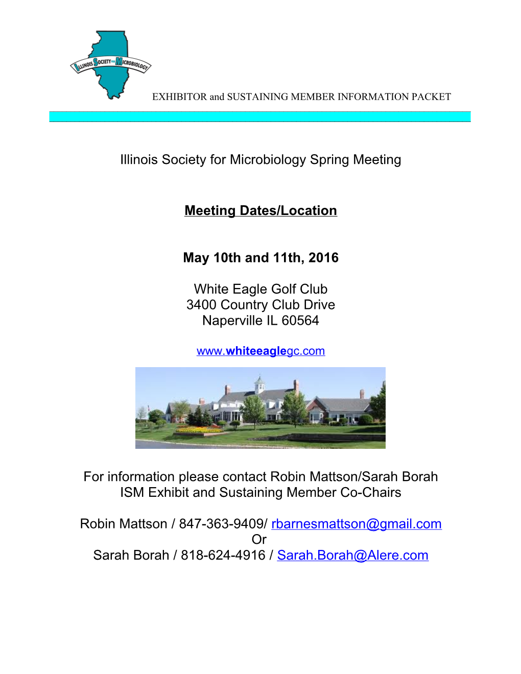 Illinois Society for Microbiology Spring Meeting