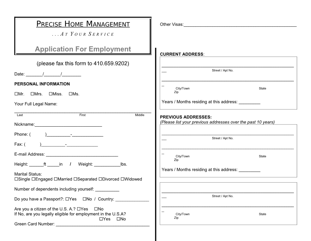 Precise Home Management