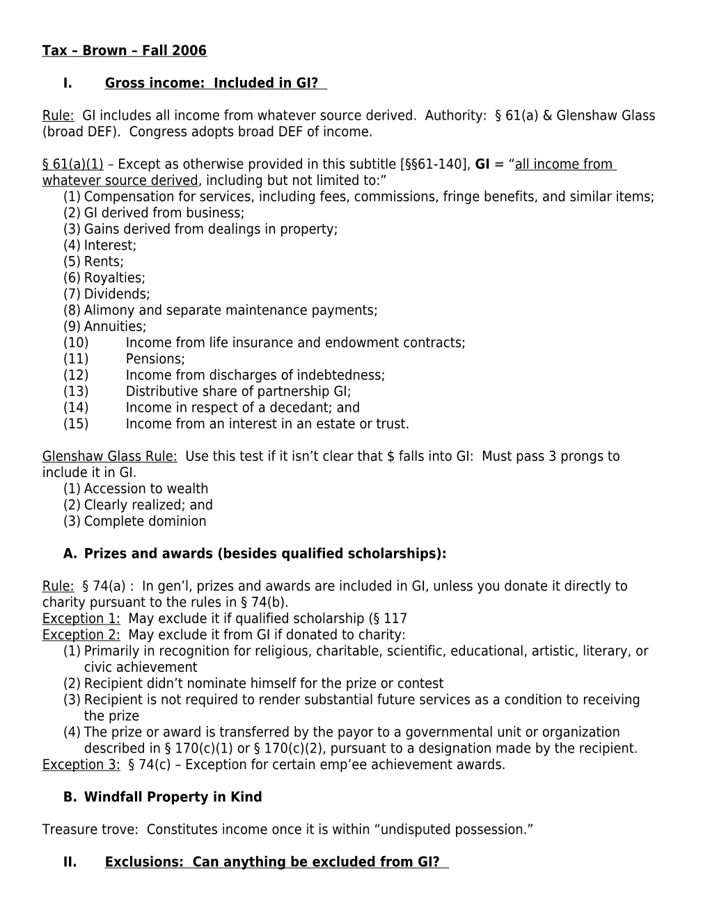 Gross Income: Included in GI