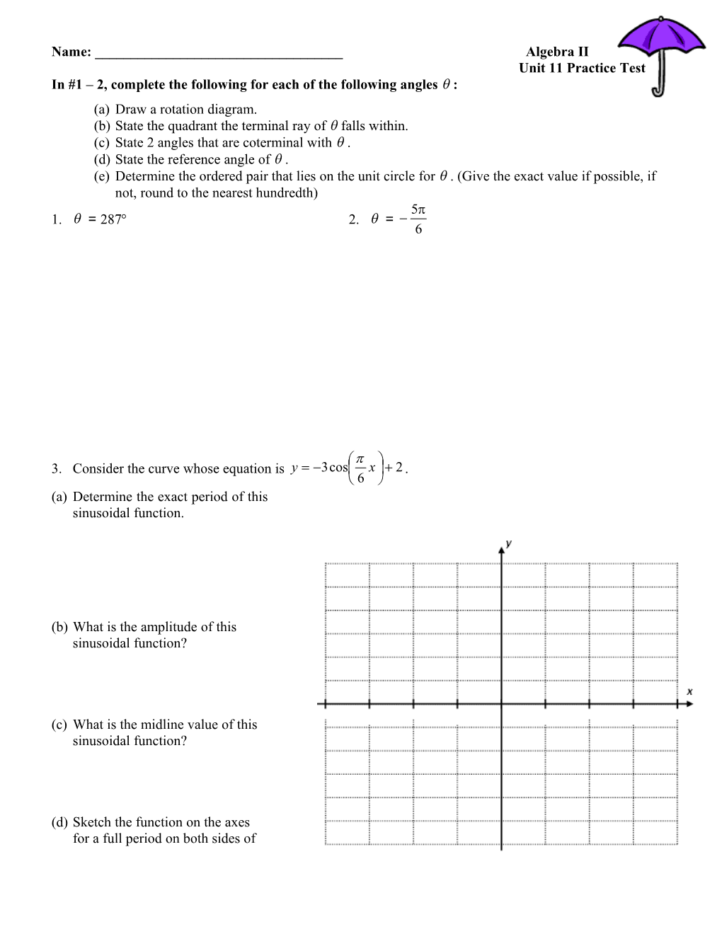 Unit 11 Practice Test