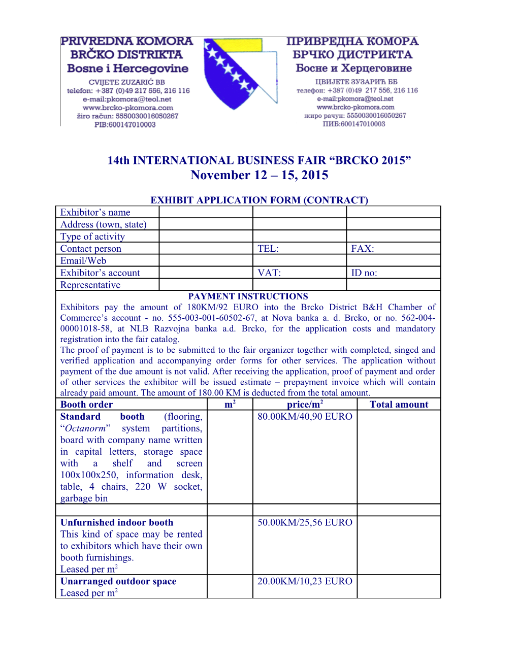 14Thinternational BUSINESS FAIR BRCKO 2015