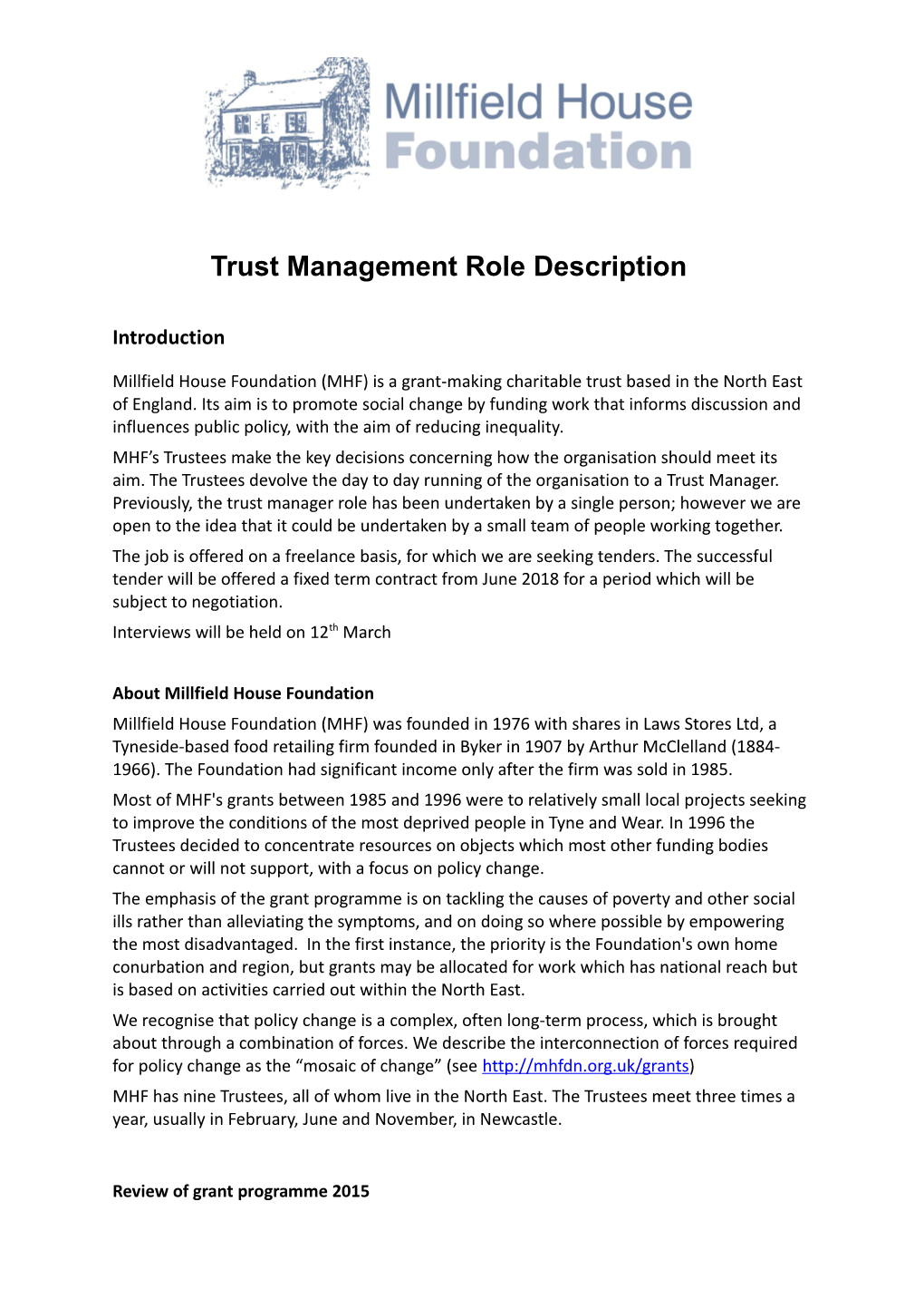 Specification for a Trust Manager For