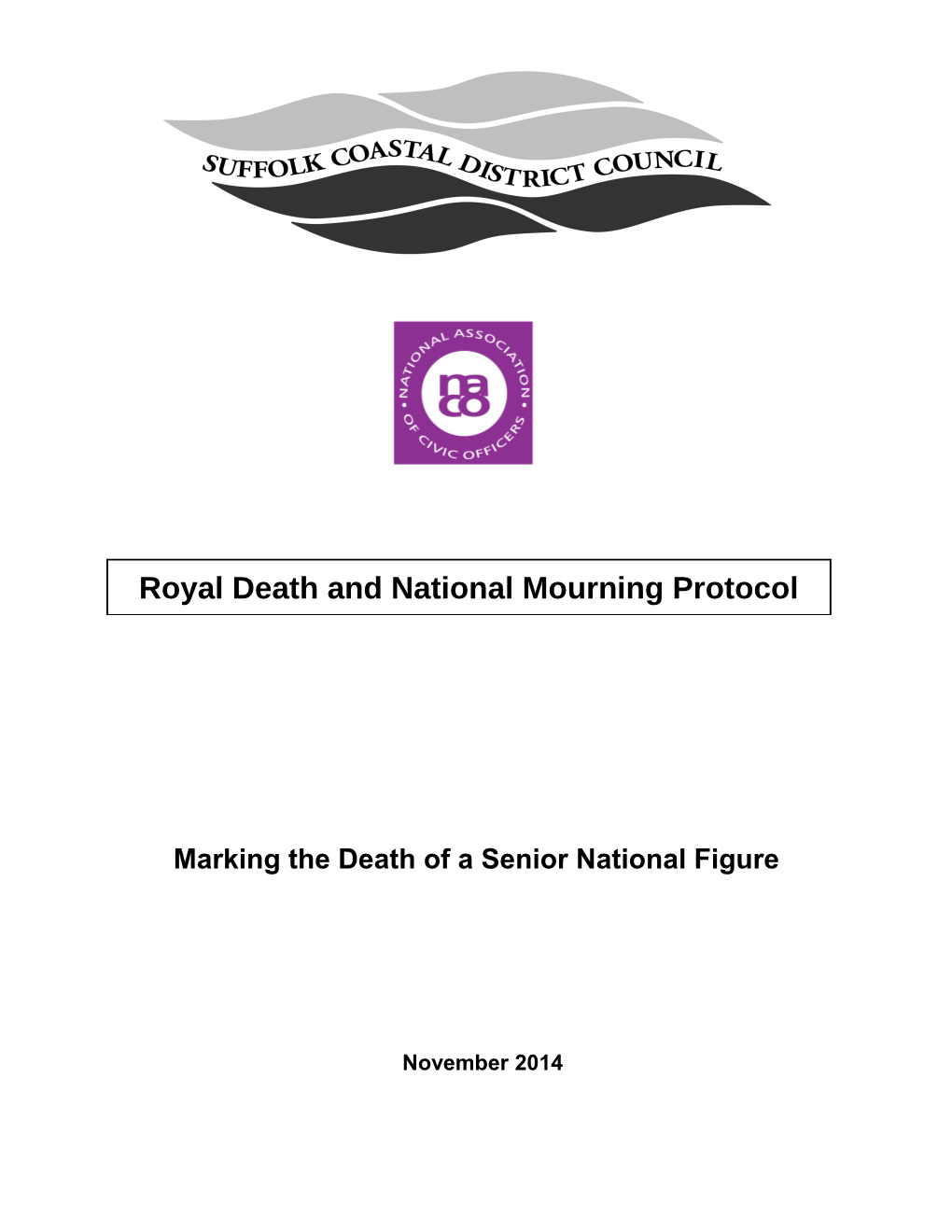 Royal Death and National Mourning Protocol