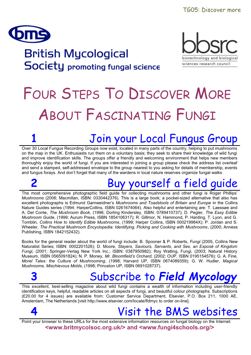 Local Fungus Groups