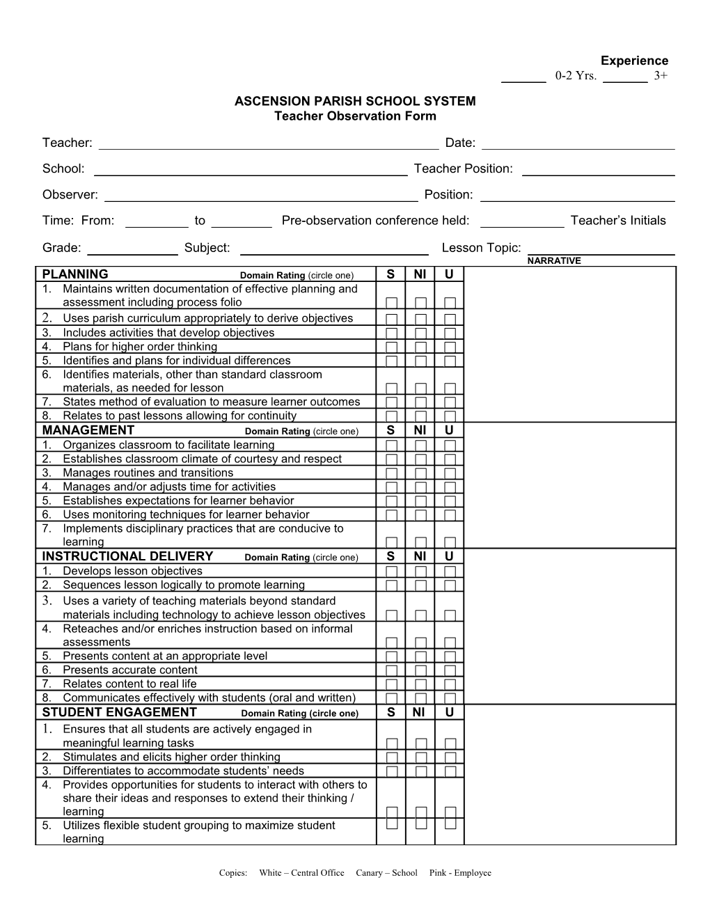 Ascension Parish School System