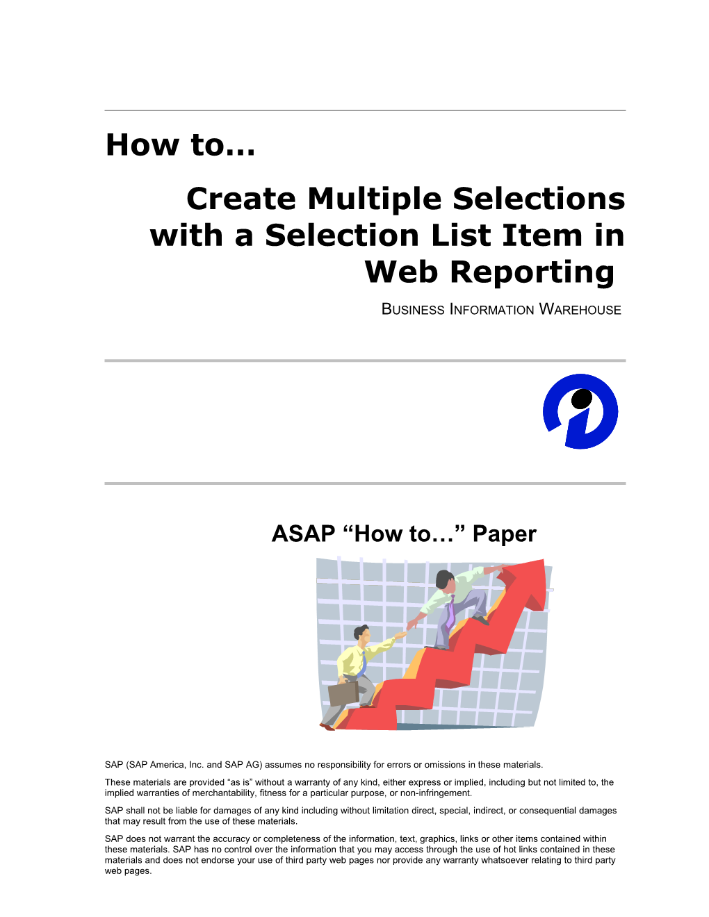 How to Create a Multiple Selection with a Selection List Item