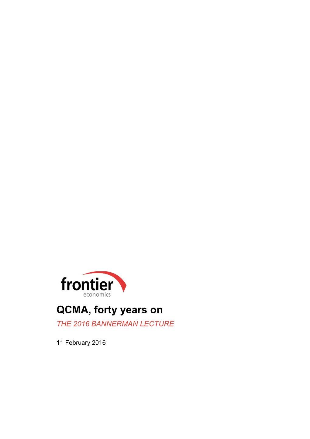 QCMA, Forty Years On