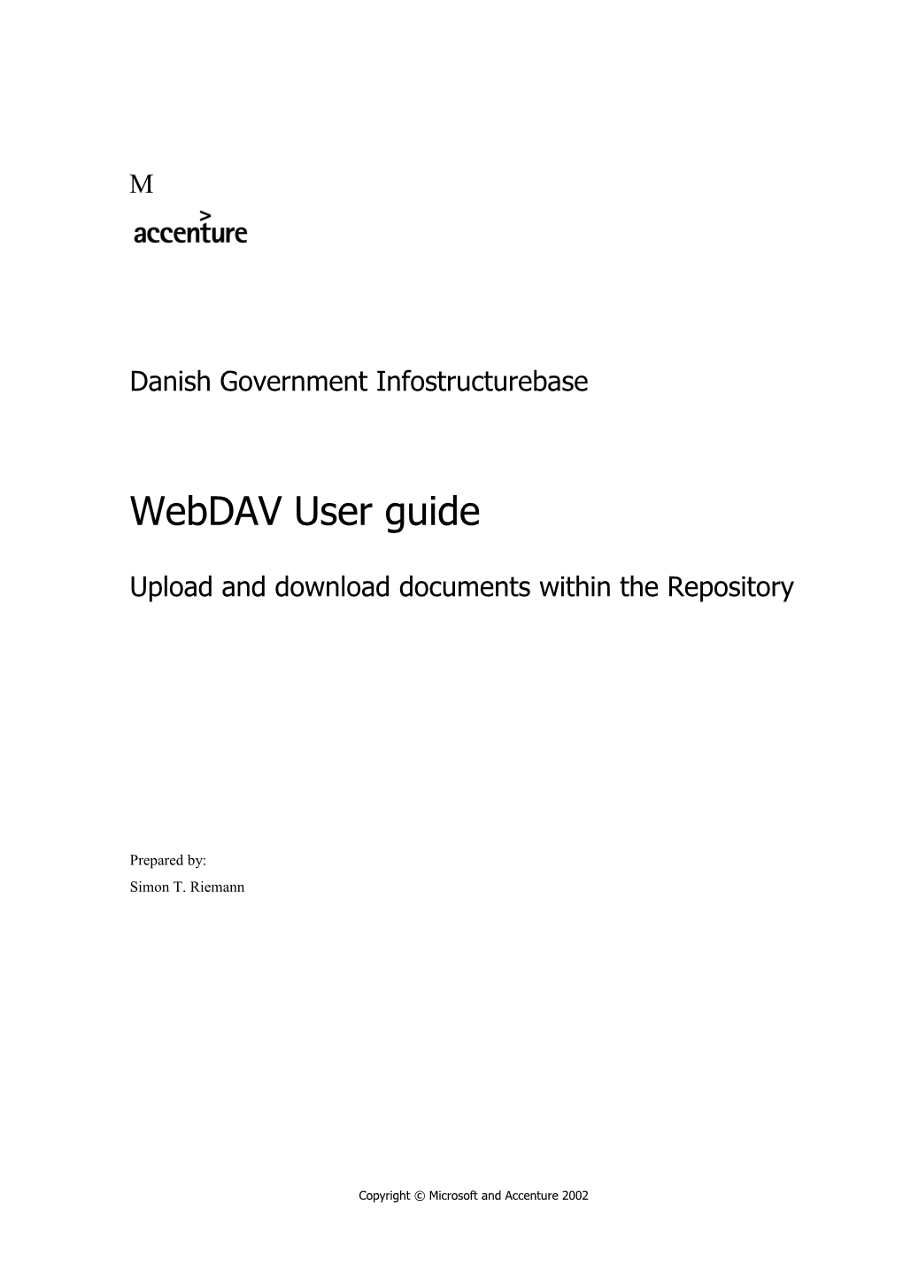 Webdav User Guide