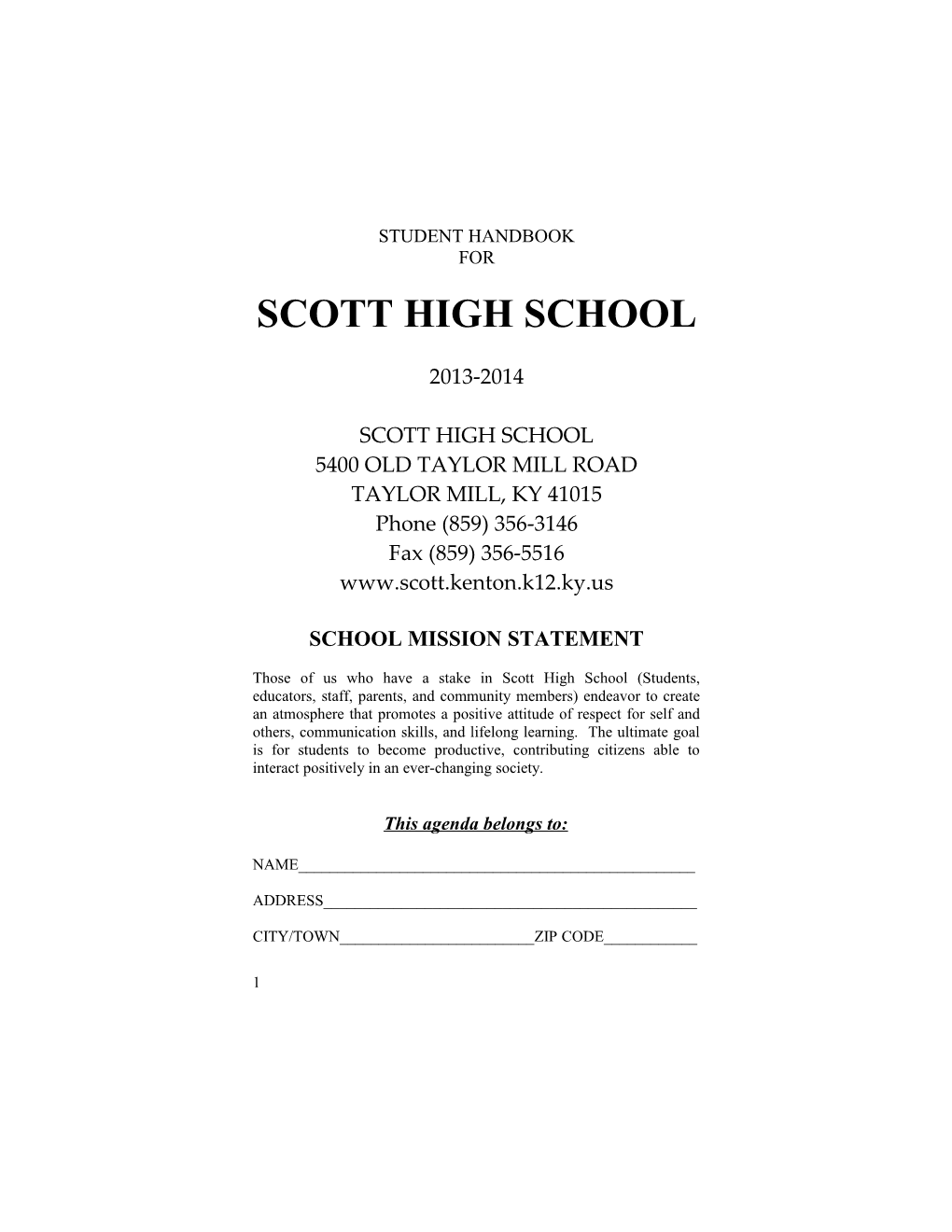 Scott High School