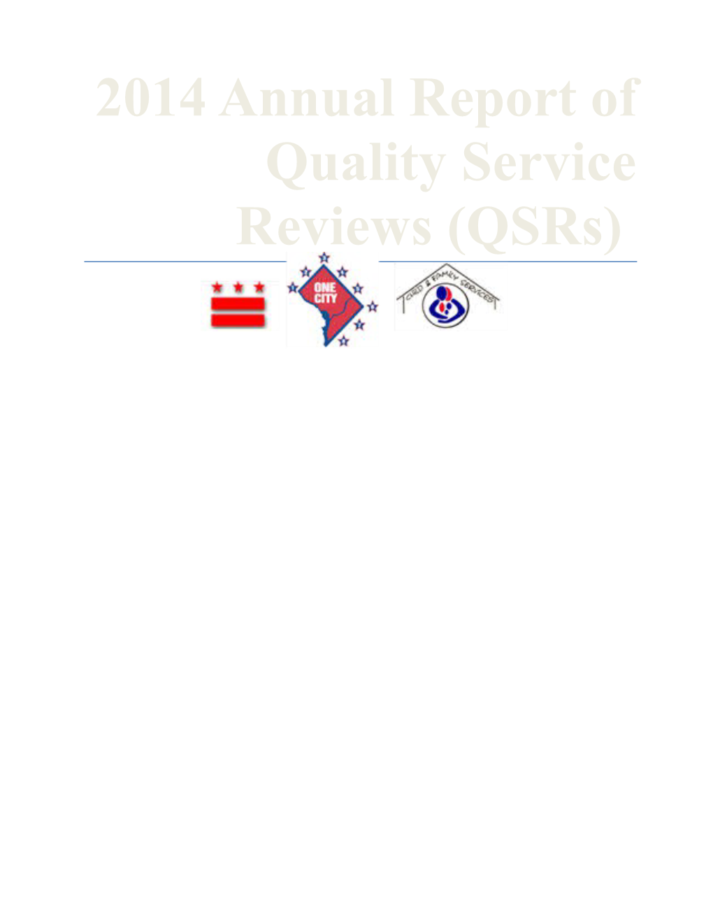 Continuous Quality Improvement (CQI) Plan2013