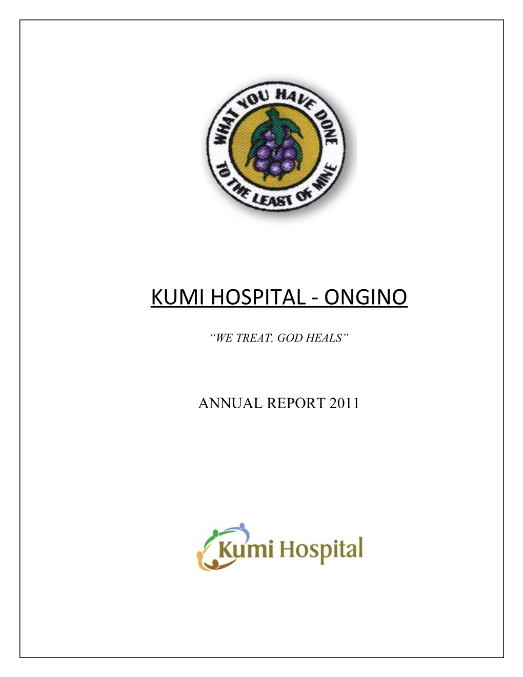 Kumi Hospital - Ongino