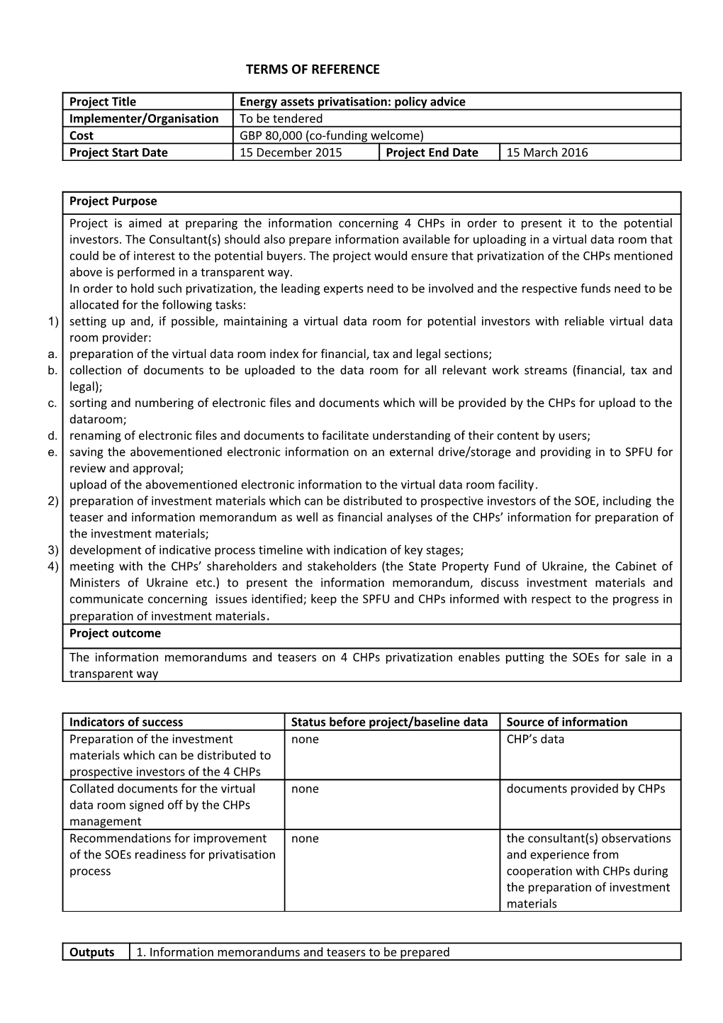 Full Project Proposal Form March 2011