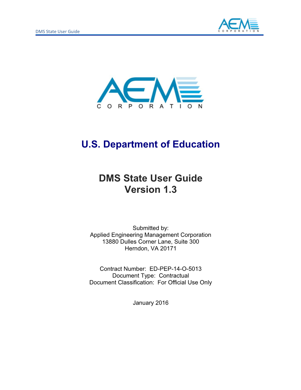 DMS State User Guide