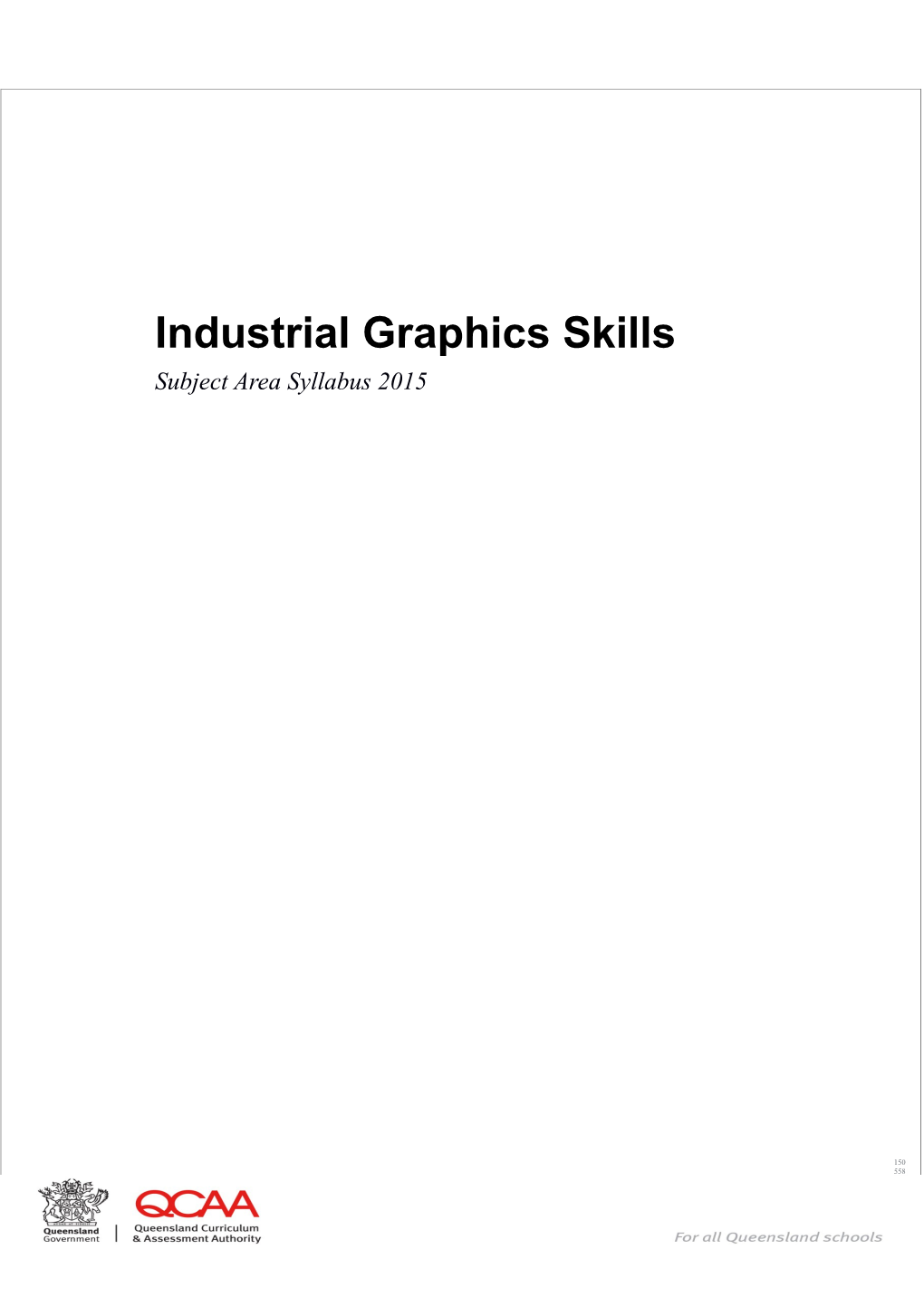 Industrial Graphics Skills 2015