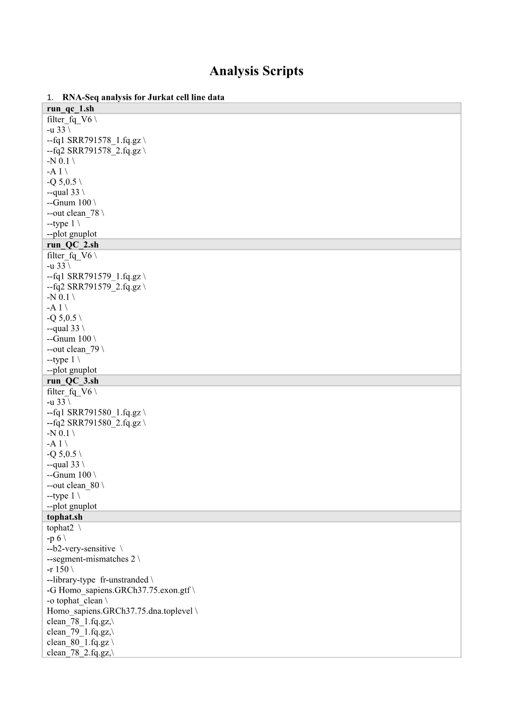 Analysis Scripts