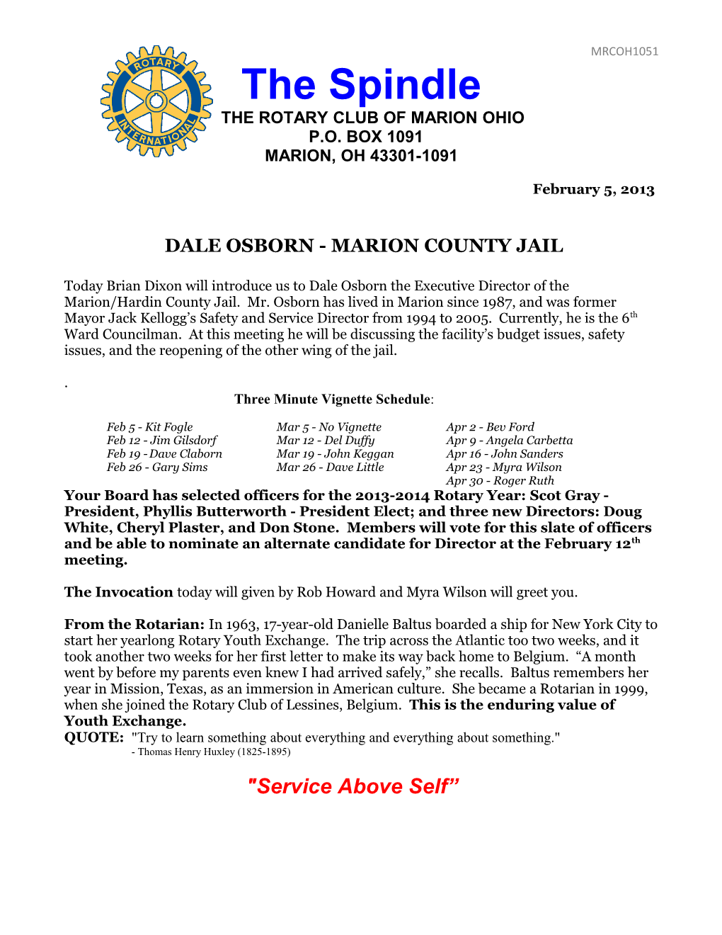 Dale Osborn-Marion County Jail