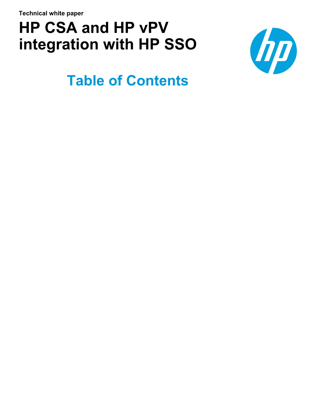 HP Cloud Service Automation and HP Virtualization Performance Viewer Integration with HP