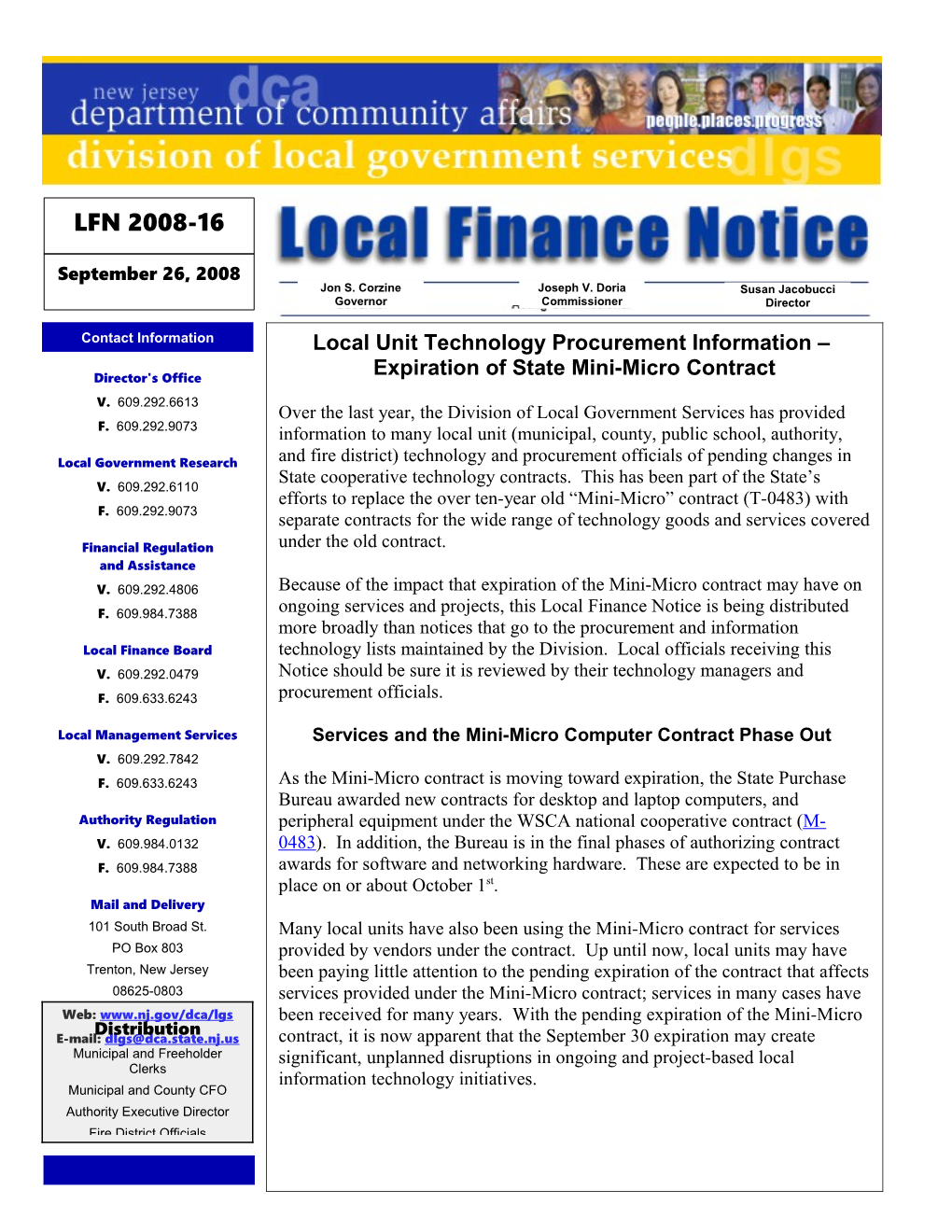 Local Finance Notice 2008-169/26/08Page 1