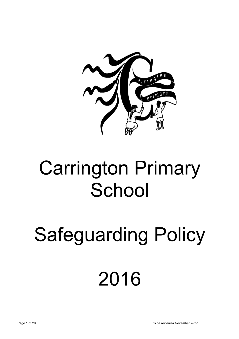 Child Protection Policy Framework for Nottingham Schools