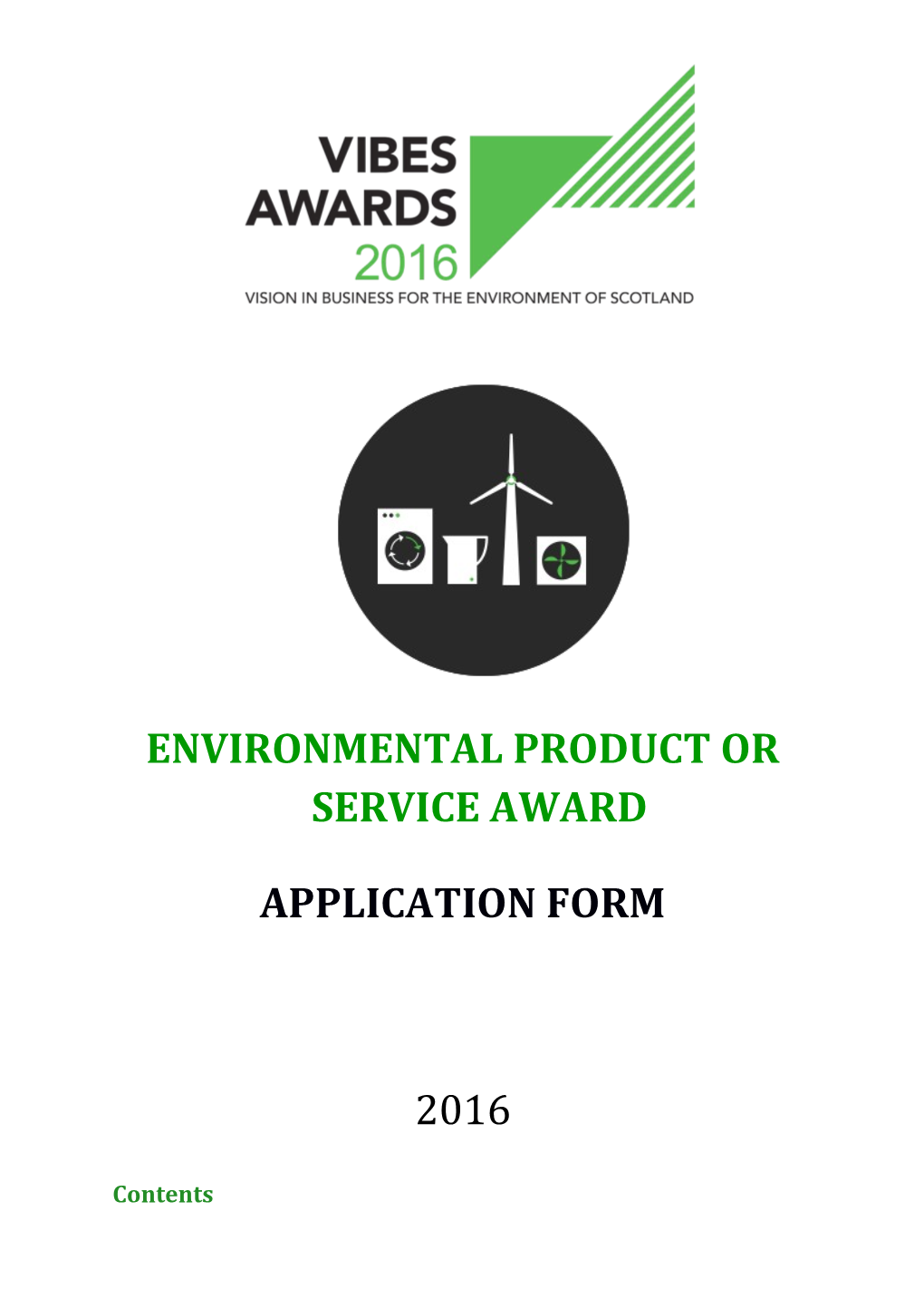 Environmental Product Or Service Award