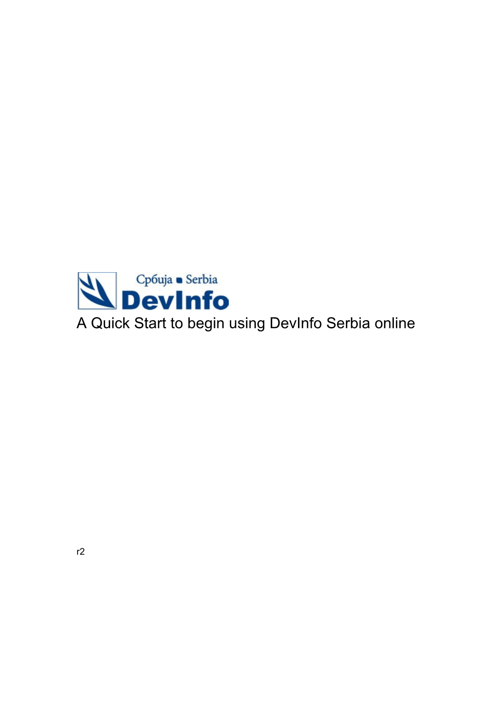 Devinfo Serbia Online