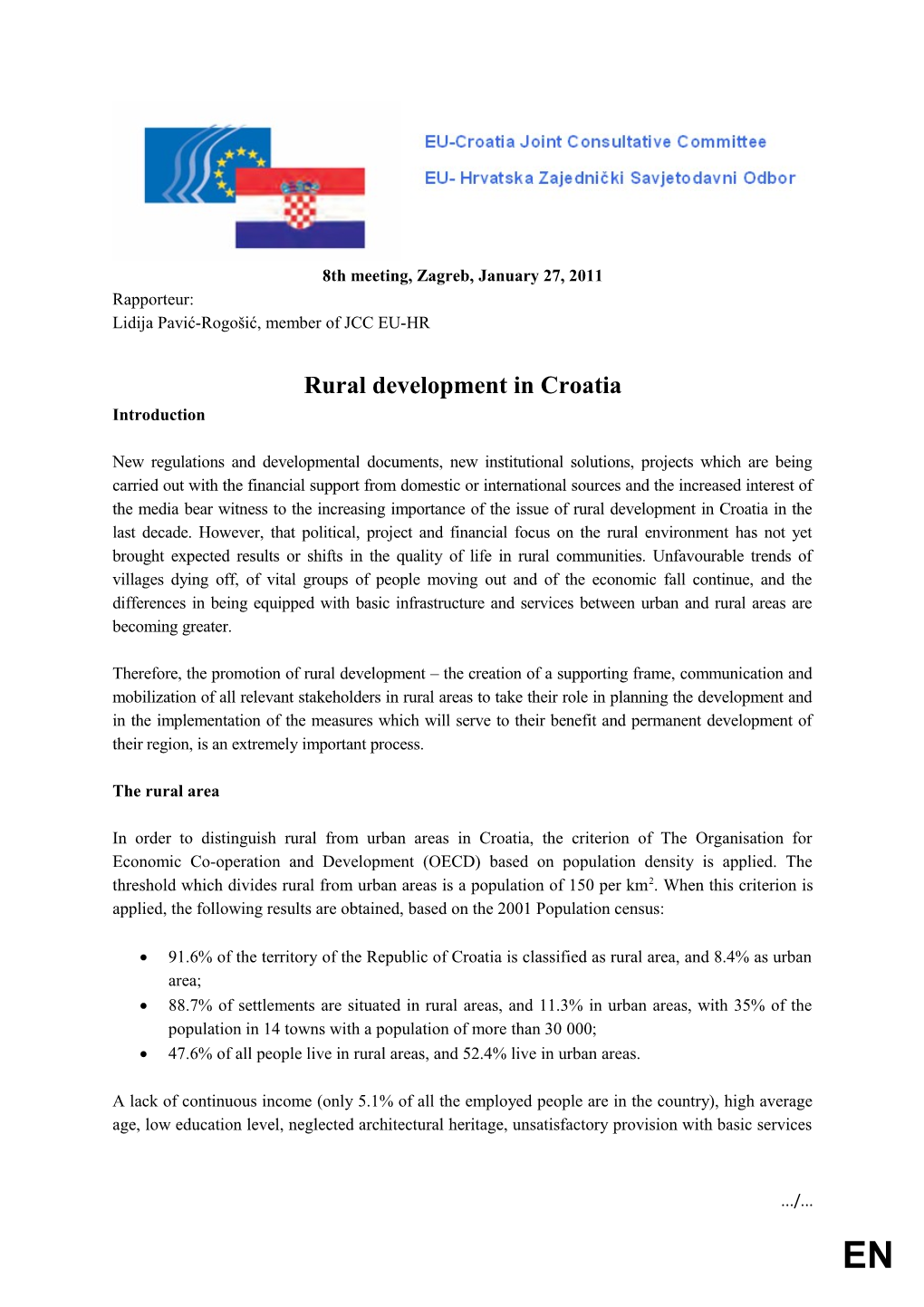 Rural Development in Croatia