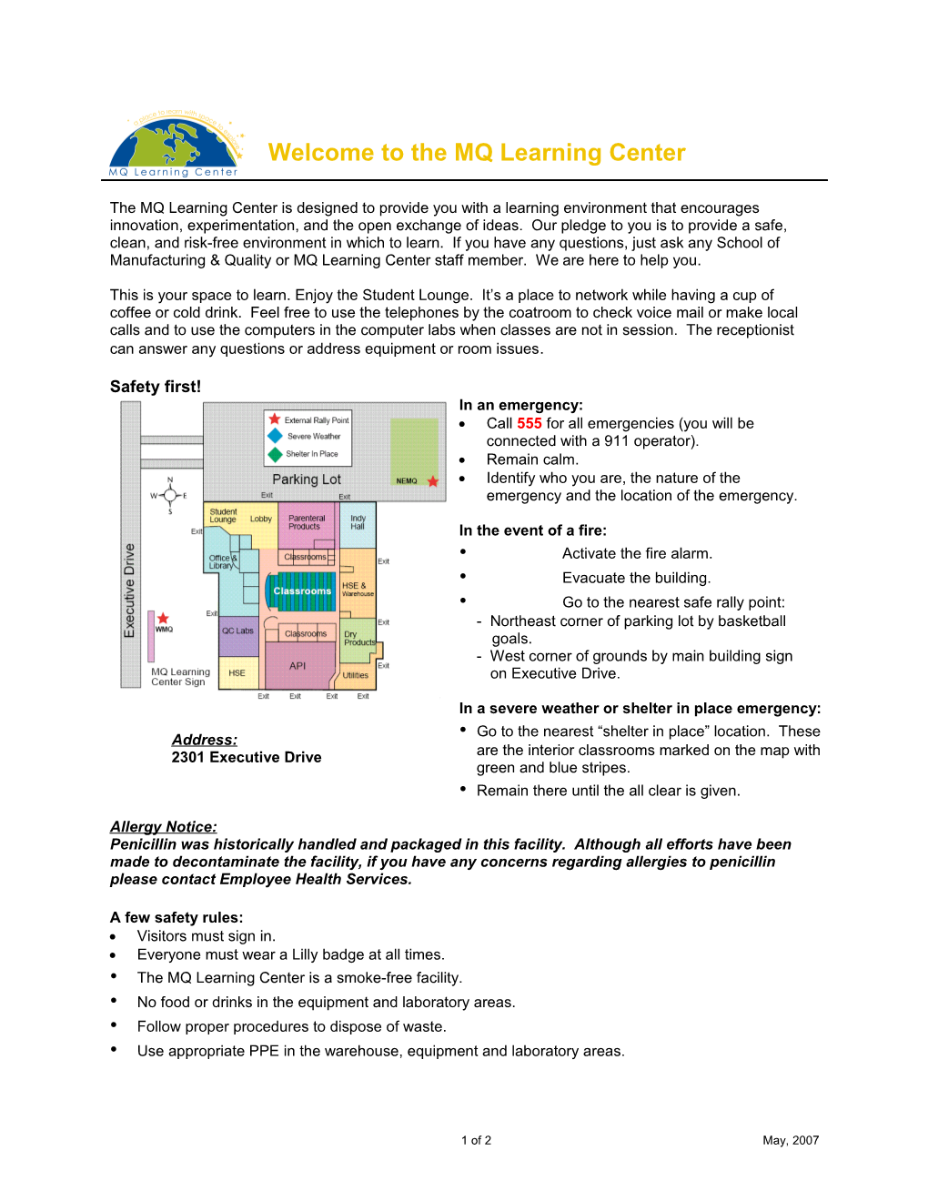 We Designed the MQ Learning Center to Provide You