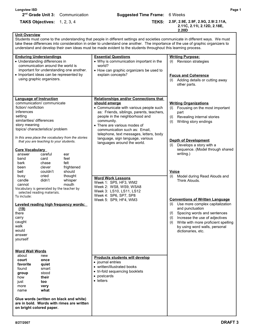 2 ELA Unit 3 Overview