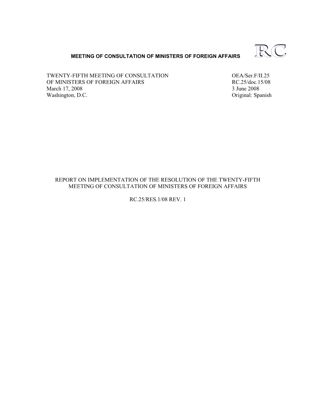 Misión De La OEA De Buenos Oficios En Colombia Y Ecuador (MIB/OEA)