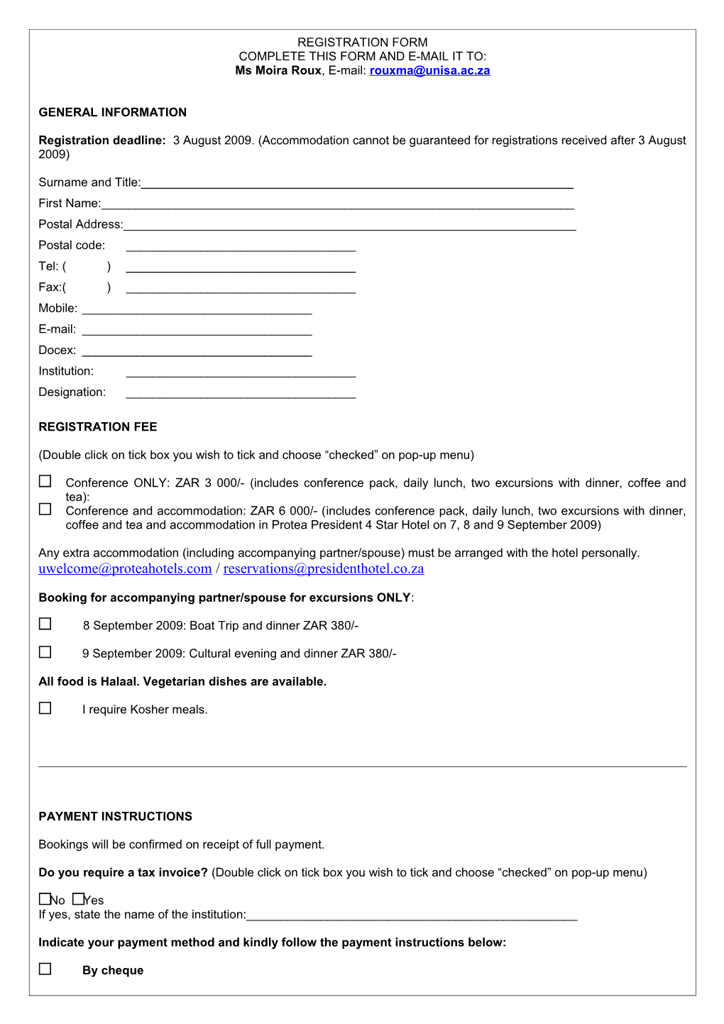 Complete This Form and E-Mail It To