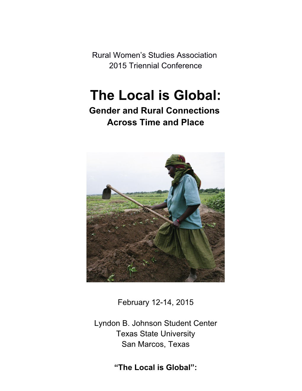 Rural Women S Studies Association