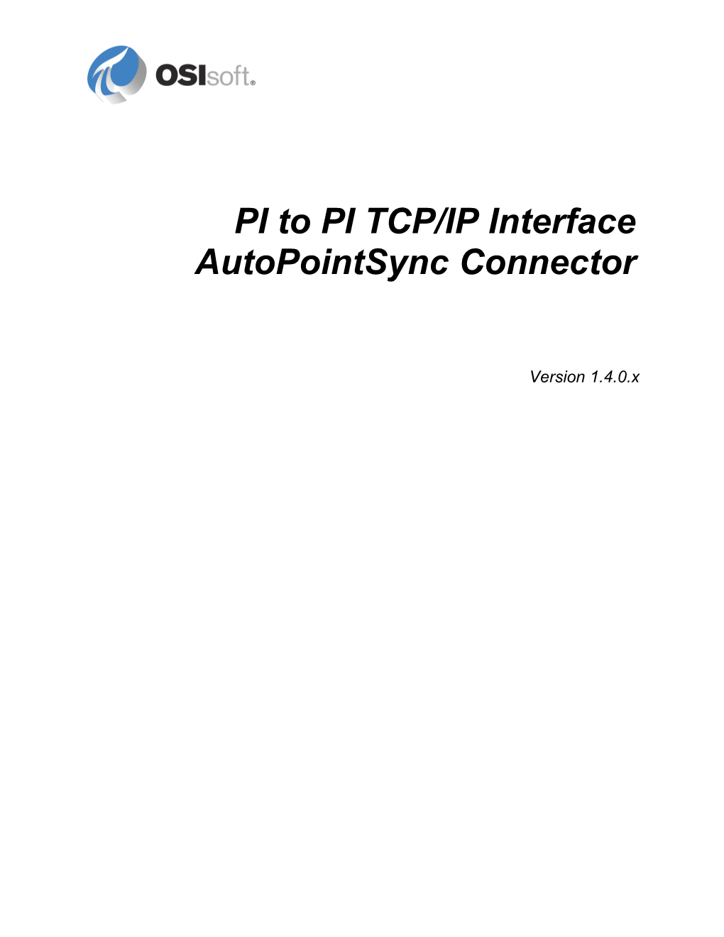 PI to PI TCP/IP Interface Autopointsync Connector