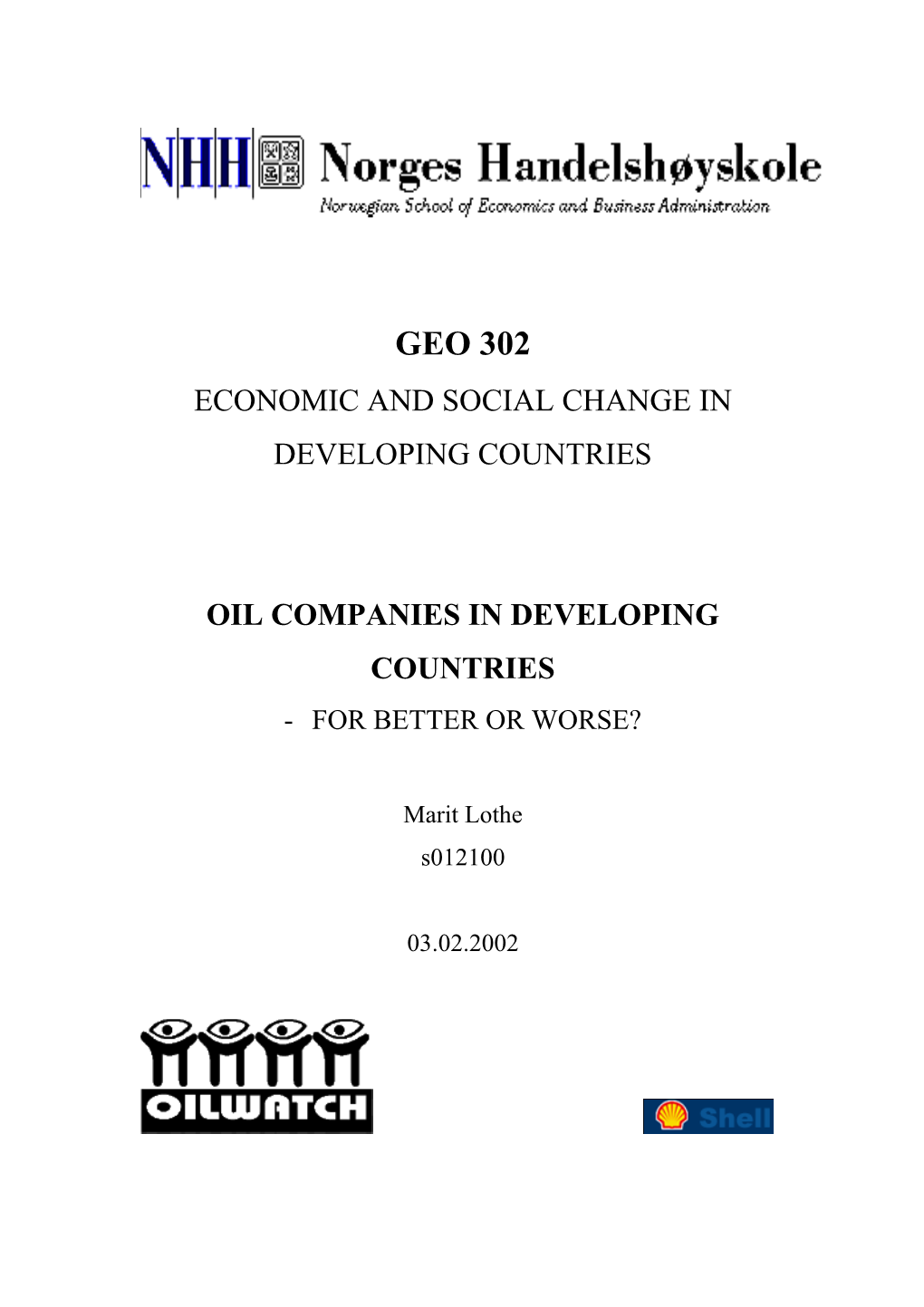 Economic and Social Change in Developing Countries