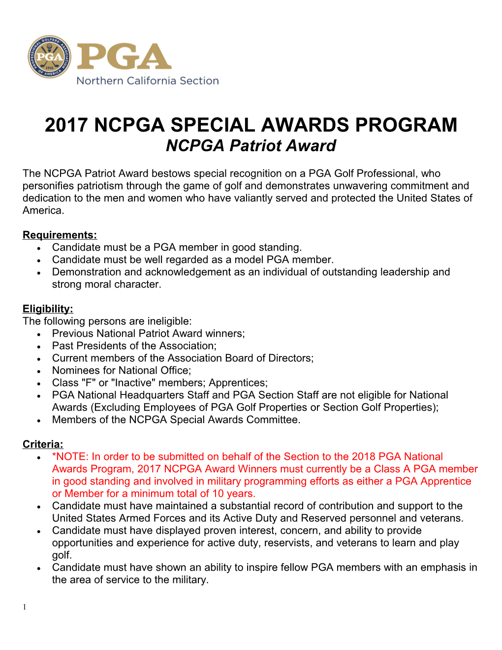 2017Ncpga Special Awards Program