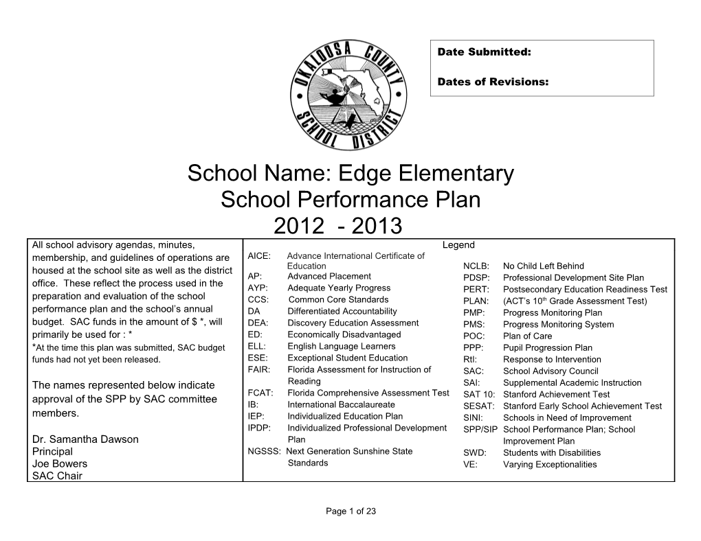 School Name: Edge Elementary