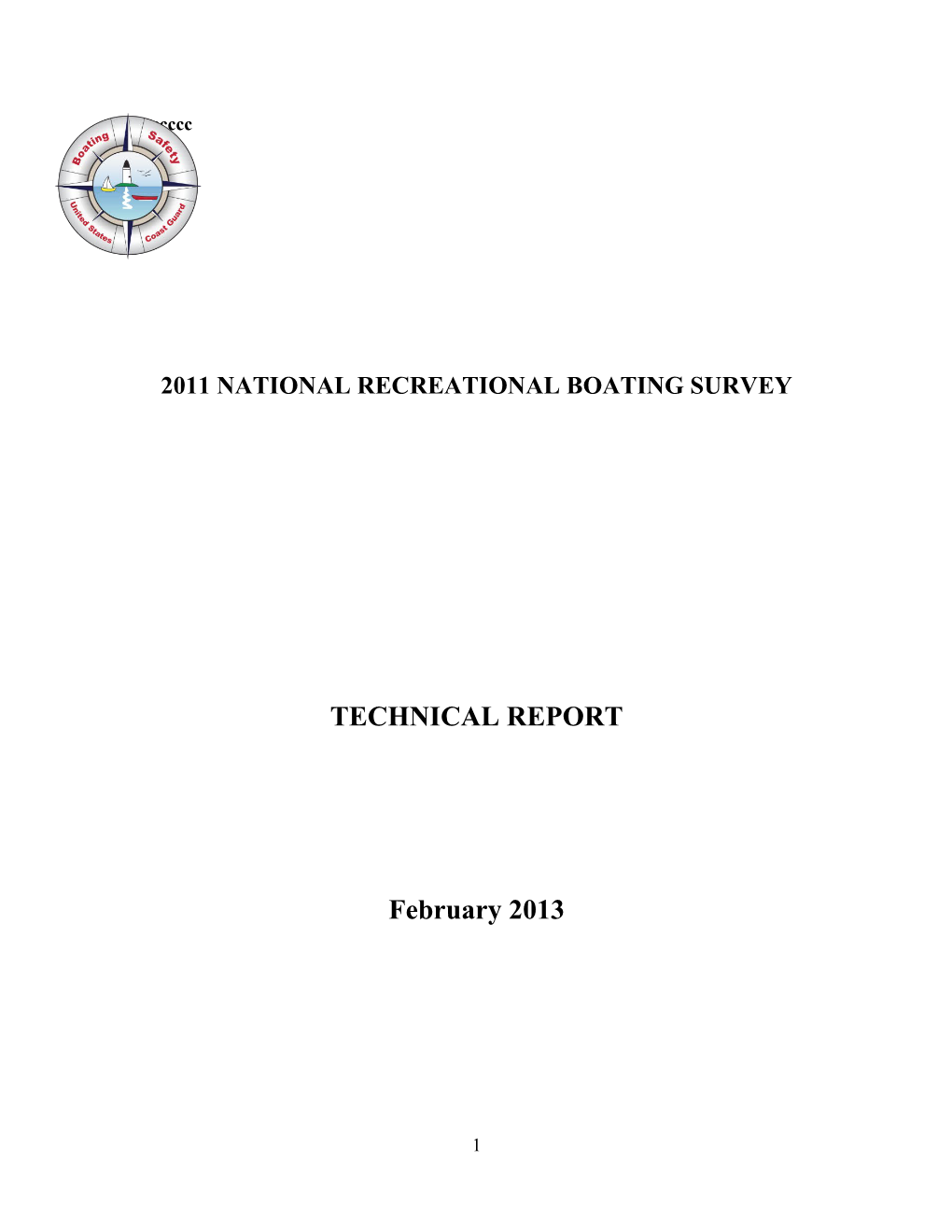 2011 National Recreational Boating Survey