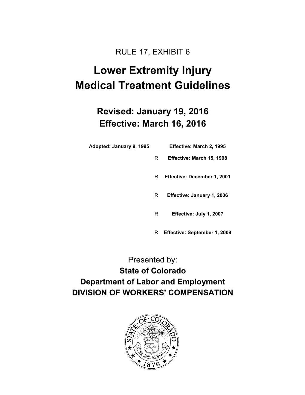 Lower Extremity Injury