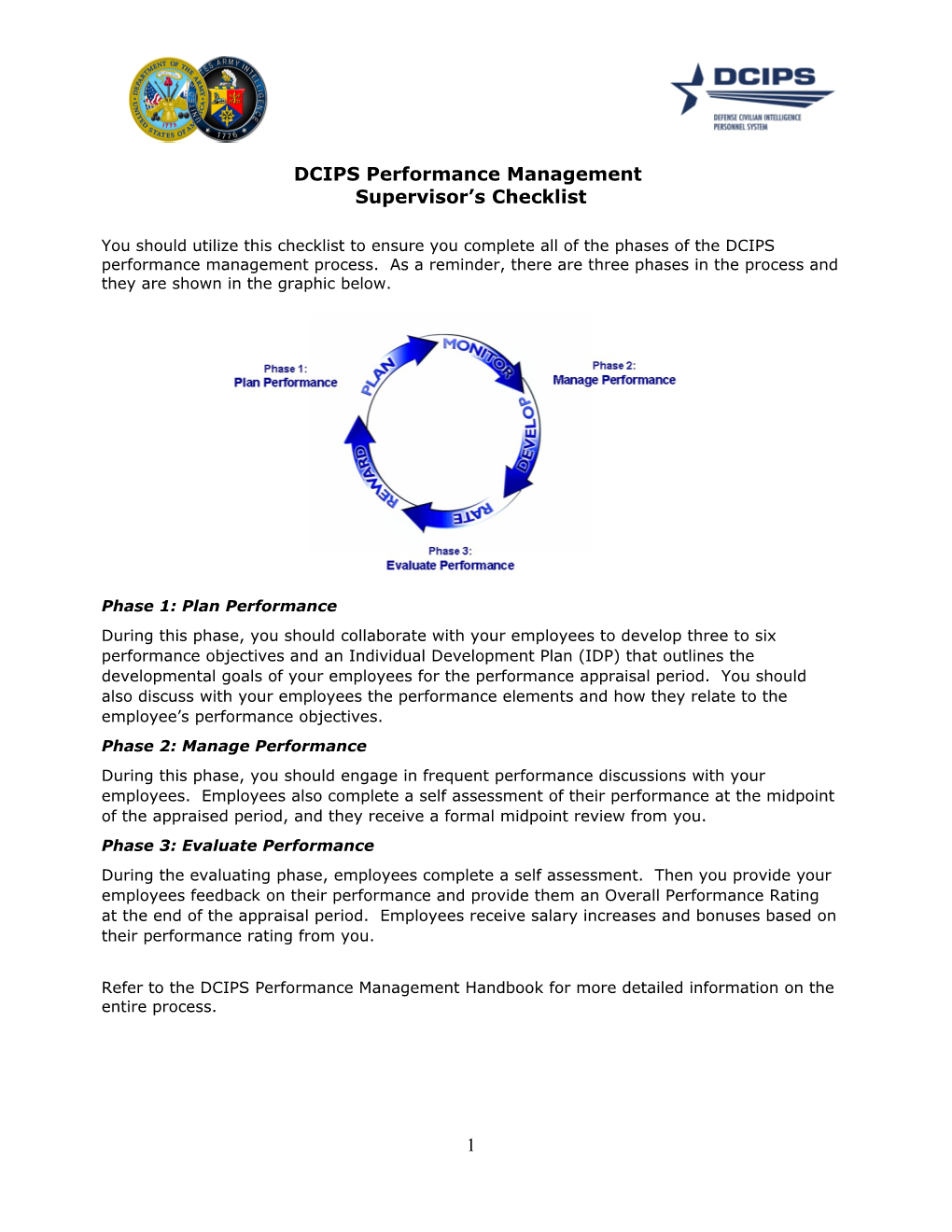 DCIPS Performance Management