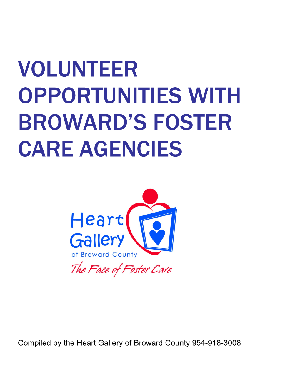 Volunteer Opportunities With