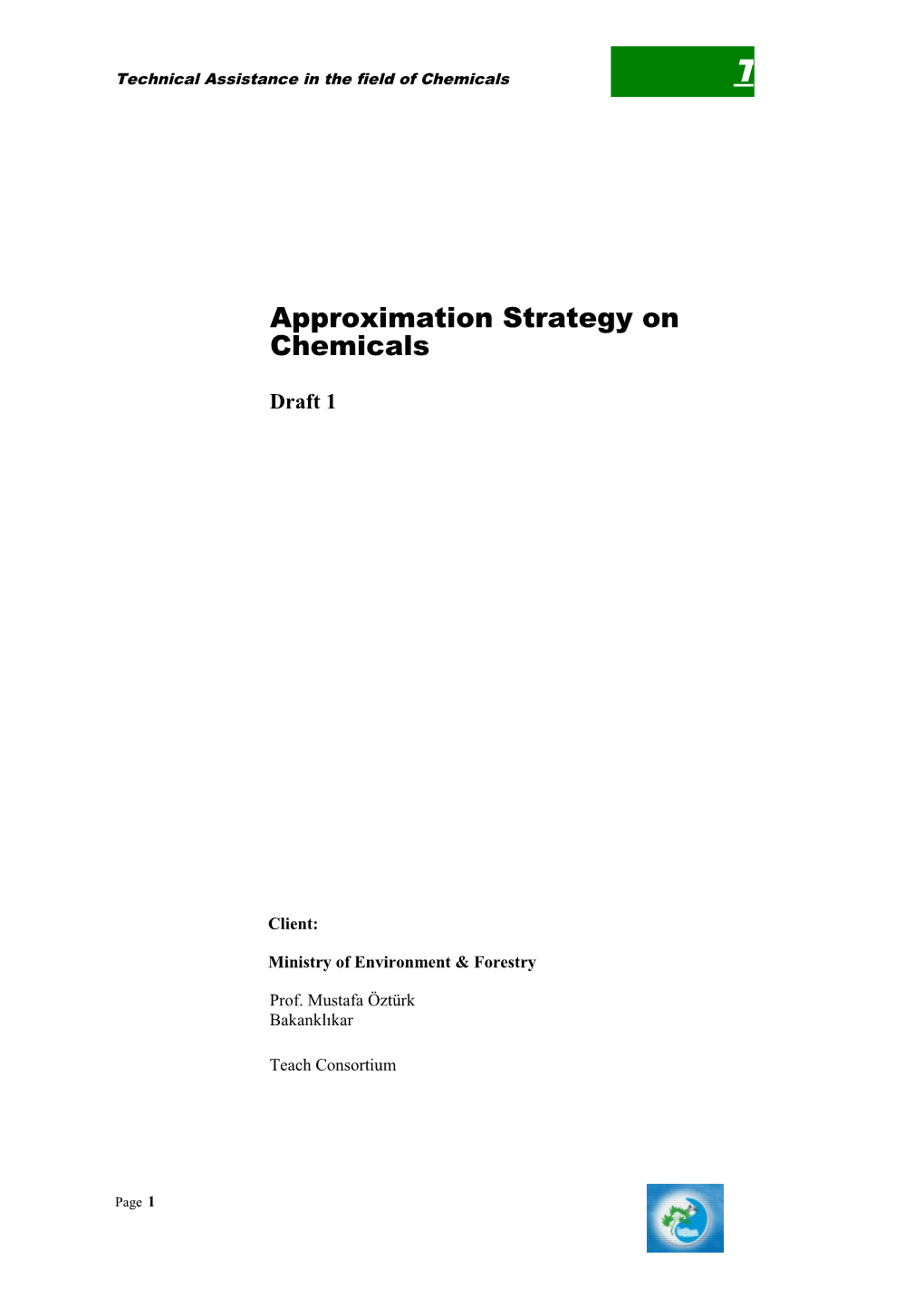 Technical Assistance in the Field of Chemicals