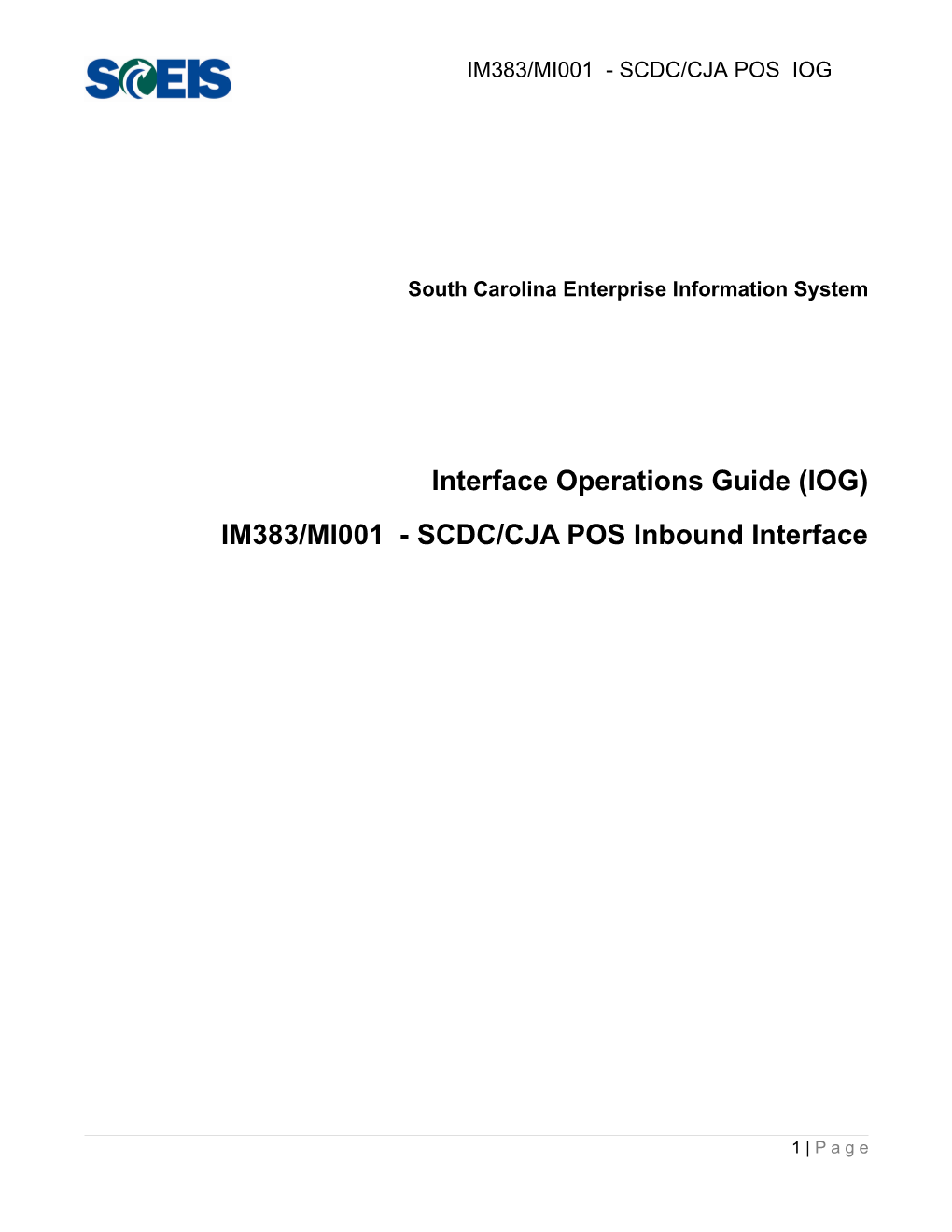 IM383 IOG - SCDC Canteen CJA POS - Inbound Interface V1