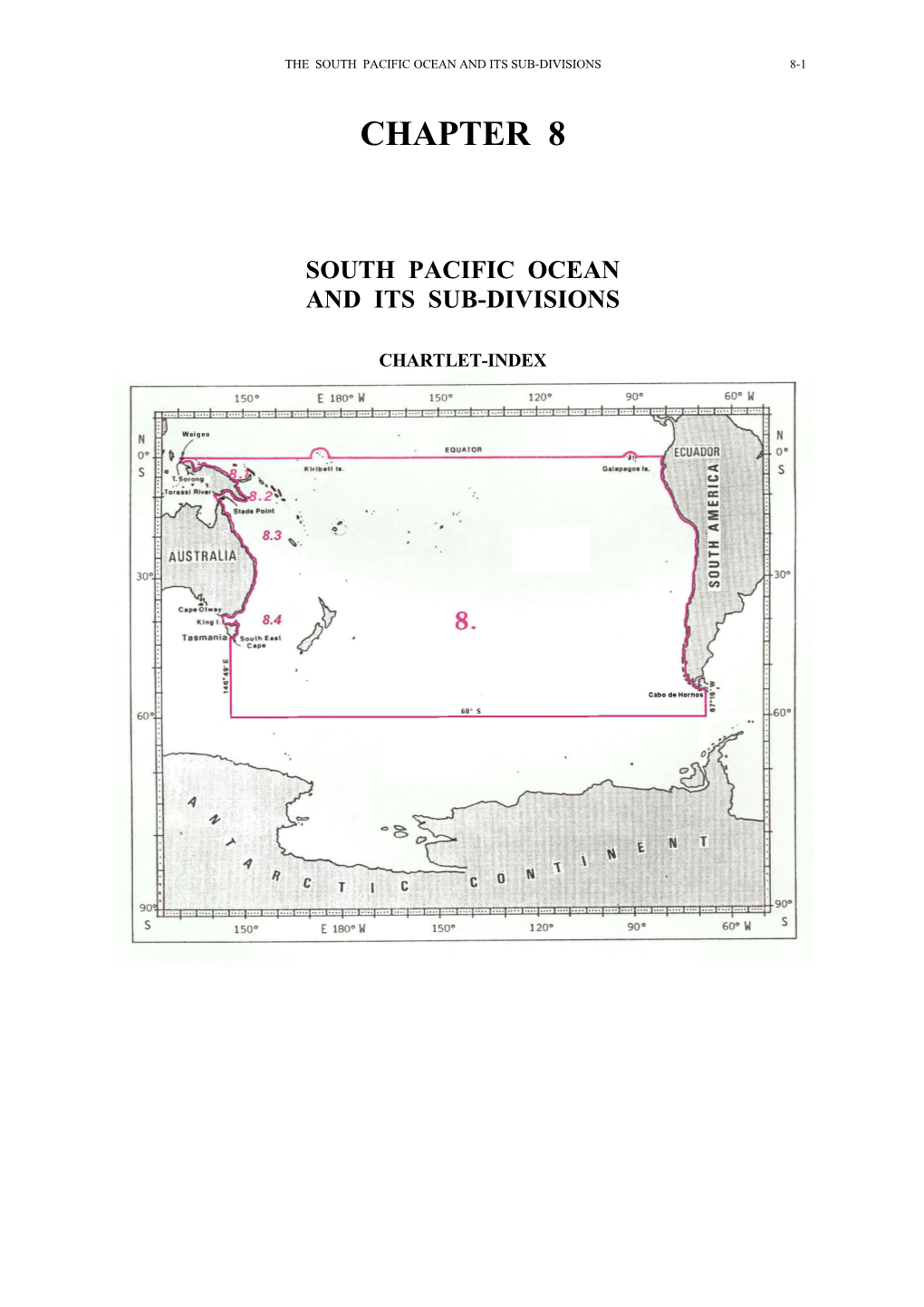 CHAPTER 8 - South Pacific Ocean