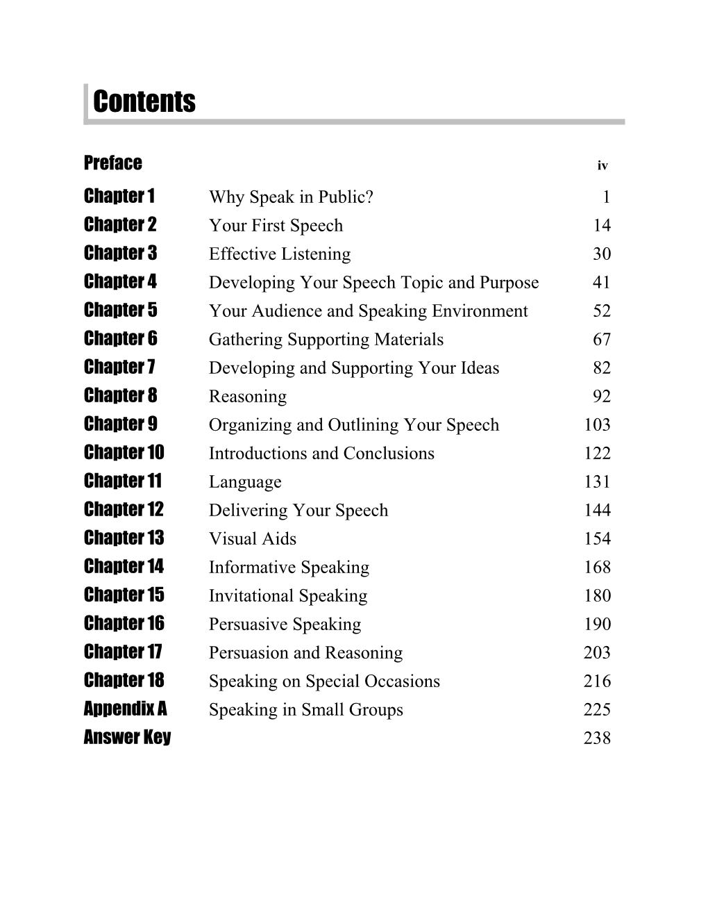 Invitation to Public Speaking-Student Workbook