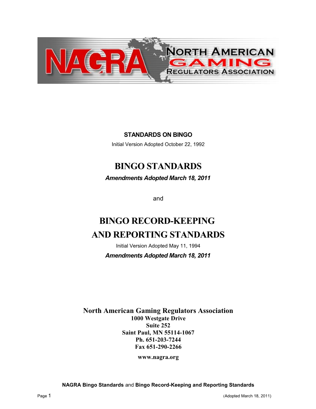 North American Gaming Regulators Association