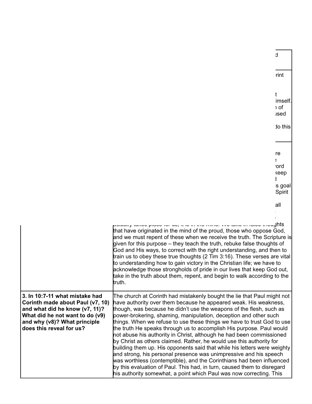 2 Corinthians 10-11 - Daily Study Questions Public Enemy #1