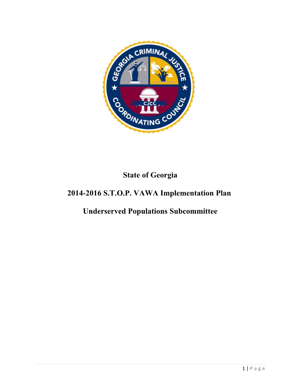 2014-2016S.T.O.P. VAWA Implementation Plan