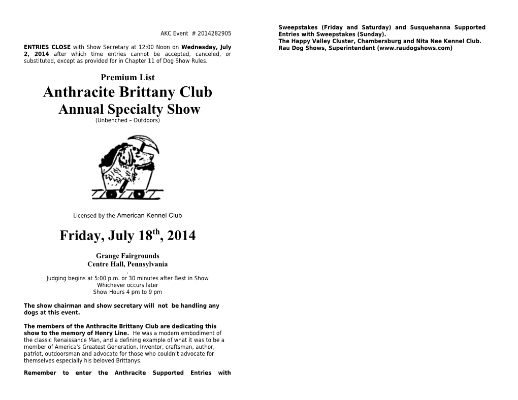 Anthracite Brittany Club